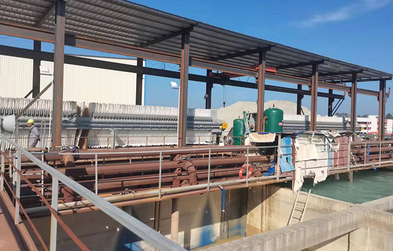 高壓壓濾機(jī)xmzd2000-145pc現(xiàn)場實拍